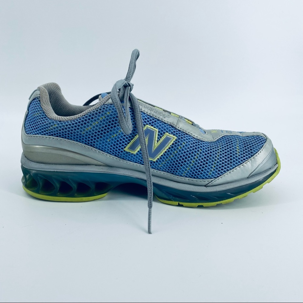 New Balance W8505BL Blue/Green/Silver Running Shoe - Picture 10 of 15